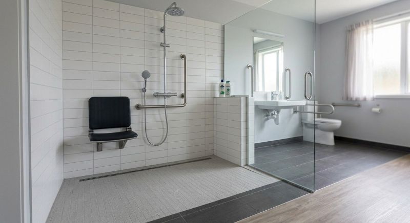 Accessible Shower Construction in Manchester, NH