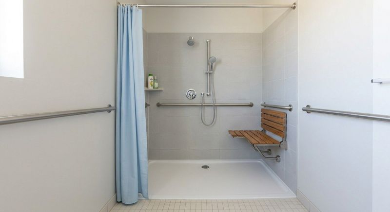 Elderly Shower Installation in South Portland, ME