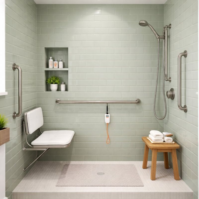 Senior Shower Installation in Bucks County, PA